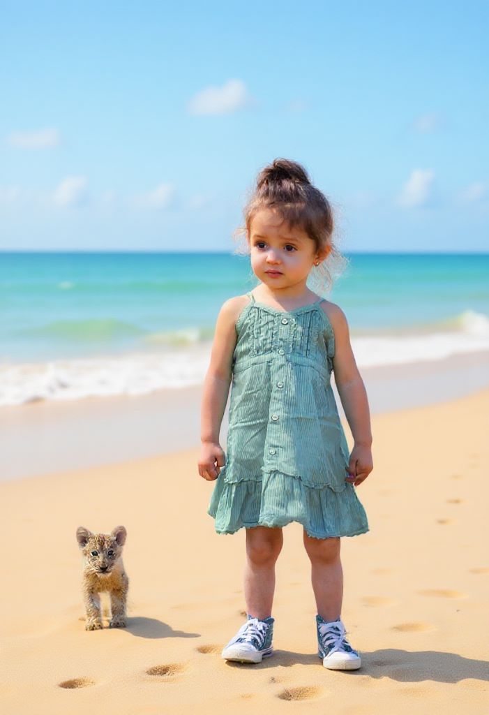 Change the background to beach